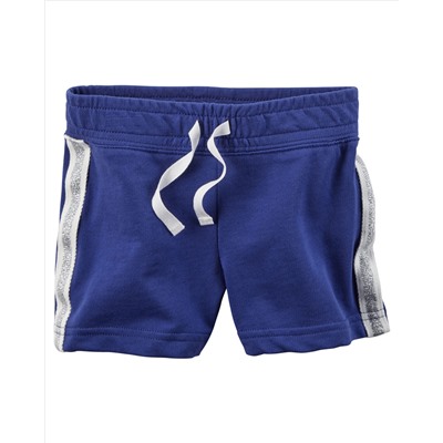 Sparkle Side Stripe French Terry Shorts