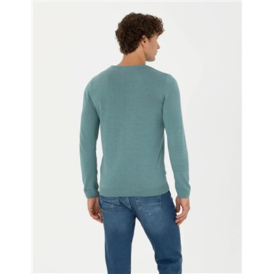 Mint Slim Fit Kazak