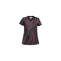 UA Zippity Zappity Black Scrub Top