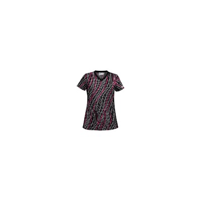 UA Zippity Zappity Black Scrub Top