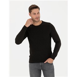 Kahverengi Slim Fit Kazak
