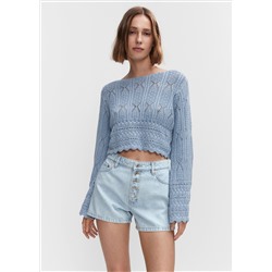 Shorts vaqueros botones