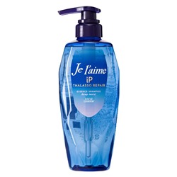 KOSE Шампунь для волос Jelaime IP THALASSO REPAIR восстанавливающий, цитрусово-цветочный аромат, диспенсер с дозатором 480 мл