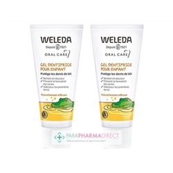 Weleda Gel Dentifrice pour Enfant BIO 2x50 mlLot  × 2