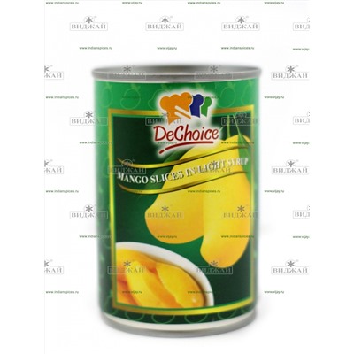 Манго дольки в легком сиропе "DeChoice"