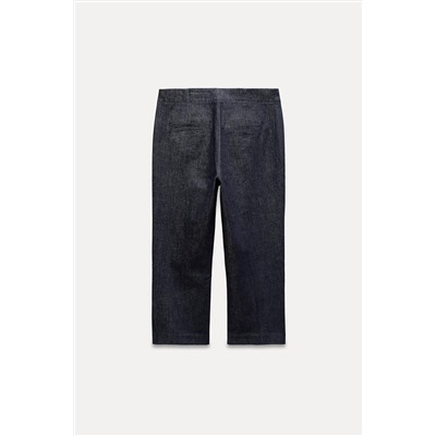ZW COLLECTION MID-RISE CAPRI TROUSERS