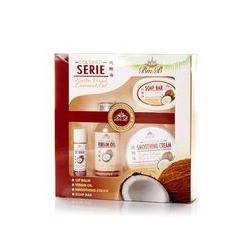 Подарочный набор косметики на основе масла кокоса Coconut Serie от Bm.B 332 гр / Bm.B Coconut Serie Extra Virgin Coconut Oil Set 332 g