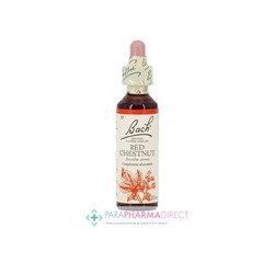 Fleurs de Bach Red Chestnut (marronnier rouge) Confiance dans l'expérience d'autrui 20ml