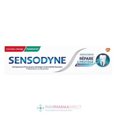 Sensodyne Répare & Protège - Menthe Fraîche - Dentifrice 75 ml