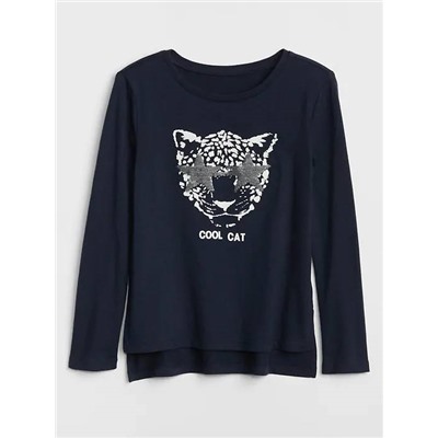 Kids Flippy Sequin Top