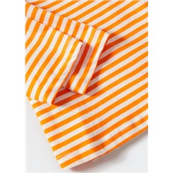 Camiseta cuello barco algodón