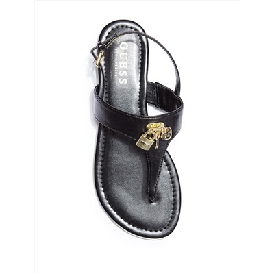 GUESS Factory Women's Darryl T-Strap Sandals