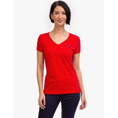 DOT V-NECK T-SHIRT
