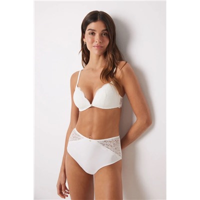 CHARMING Sujetador triangular relleno blanco