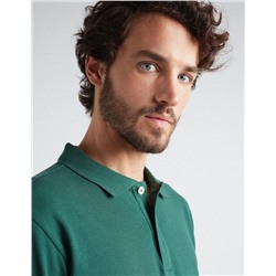 Piquet Polo, Men, Green