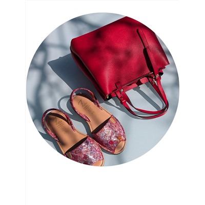 КОМБО Ab.Zapatos 320-8 Hojas Rojas +PELLE Kadrya rojo АКЦИЯ