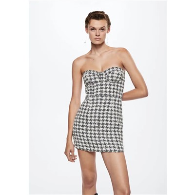 Vestido diseño corset -  Mujer | MANGO OUTLET España