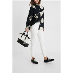 Pantalón vaquero skinny fit corazón
