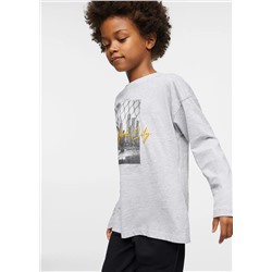 Camiseta estampada algodón -  Niño | MANGO OUTLET España