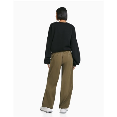 Pantalón jogger parachute loose fit