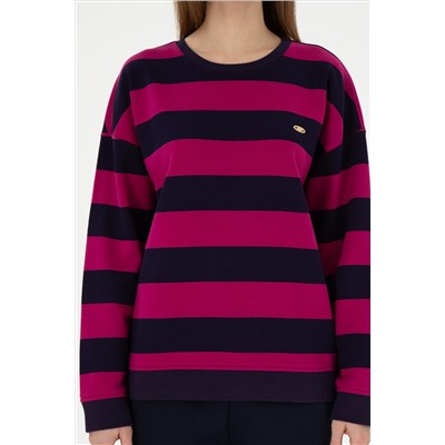 Kadın Fuşya Sweatshirt