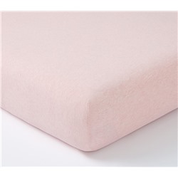 Organic Heathered Jersey Crib Fitted Sheet