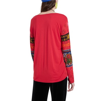 Camiseta cenefas flores