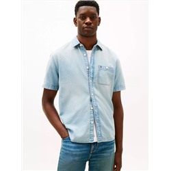 Regular Fit Light Wash Chambray Shirt
