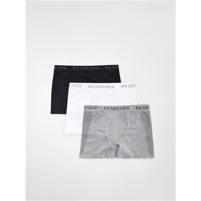 Nahtlose Boxershorts im 3er-Pack
