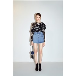 Short vaquero Azul