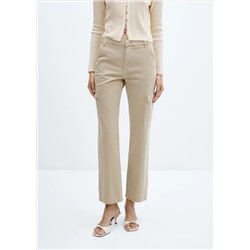 Jeans cargo bolsillos