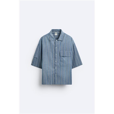CAMISA RAYAS BOLSILLOS