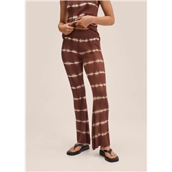 Pantalón estampado tie-dye -  Mujer | MANGO OUTLET Melilla