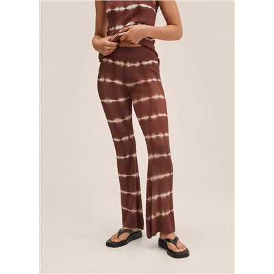 Pantalón estampado tie-dye -  Mujer | MANGO OUTLET Melilla