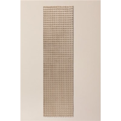 Vivre Bubble Halı - Bej - 80x300 cm