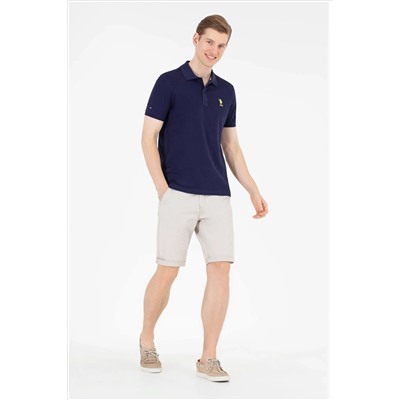Erkek Lacivert Basic Polo Yaka Tişört