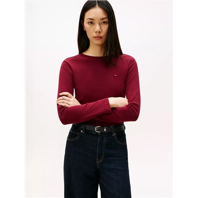 Long-Sleeve Crewneck Favorite T-Shirt