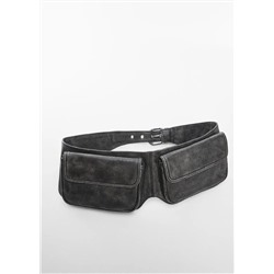 Riñonera piel doble bolsillo -  Mujer | MANGO OUTLET Melilla