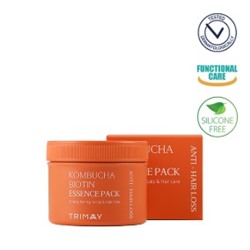 Kombucha Biotin Anti-Hair Loss Essence Pack Восстанавливающая маска против выпадения волос с комбучей и биотином