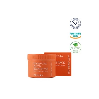 Kombucha Biotin Anti-Hair Loss Essence Pack Восстанавливающая маска против выпадения волос с комбучей и биотином