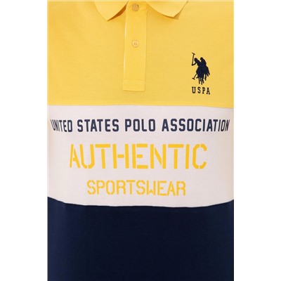 Erkek Açık Sarı Polo Yaka Tişört