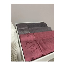 Özdilek Dıtsy Best Set Hamam Takımı Mürdüm - Antrasit. dit2