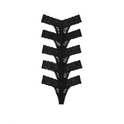 VICTORIA'S SECRET 5-Pack или 7-Pack Lace Thong Panties