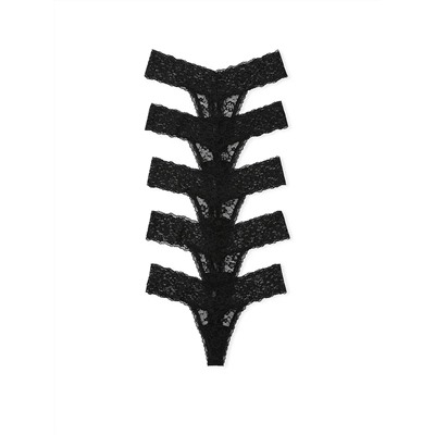 VICTORIA'S SECRET 5-Pack или 7-Pack Lace Thong Panties