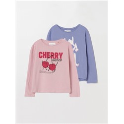 PACK OF 2 PRINTED T-SHIRTS