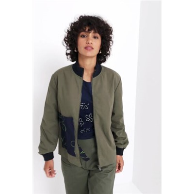 Chaqueta corta cremallera