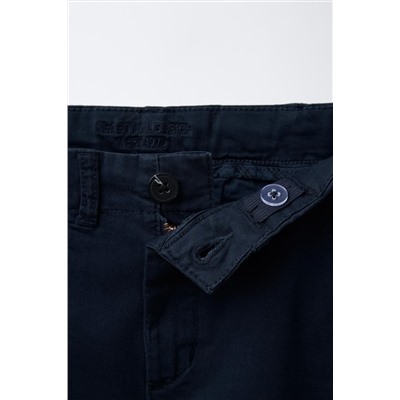 BASIC SLIM FIT CHINO TROUSERS