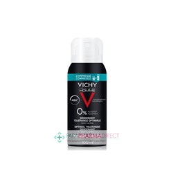 Vichy Homme Déodorant Tolérance Optimale 48h Compressé 100ml