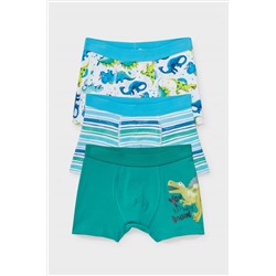 Multipack 3er - Boxershorts - Bio-Baumwolle