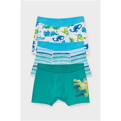 Multipack 3er - Boxershorts - Bio-Baumwolle